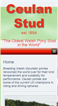 Mobile Screenshot of ceulan.welshpony.co.uk